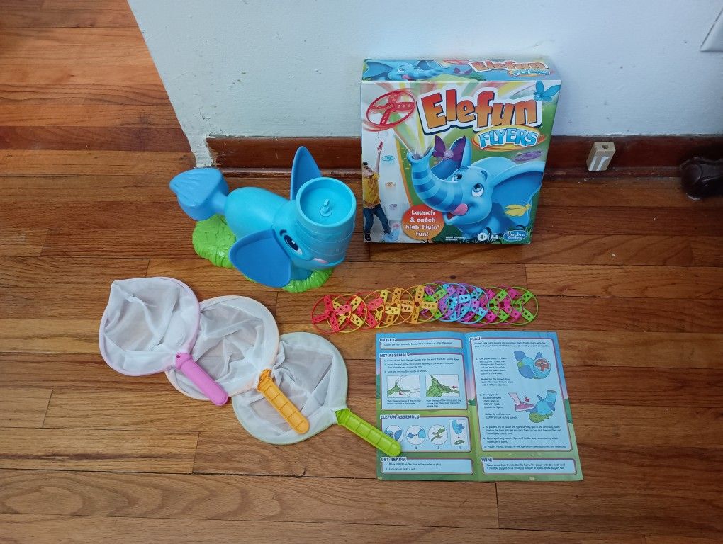 Elefun Flyers Butterfly Chasing Game for Kids Ages 4 and Up, for 1-3 Players