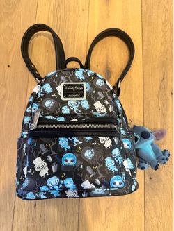 Disney Parks x Loungefly Haunted Mansion Chibi Graveyard Mini Backpack - Excellent Condition