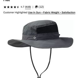 Columbia Unisex Grey Bora Bora Booney Hat-one size