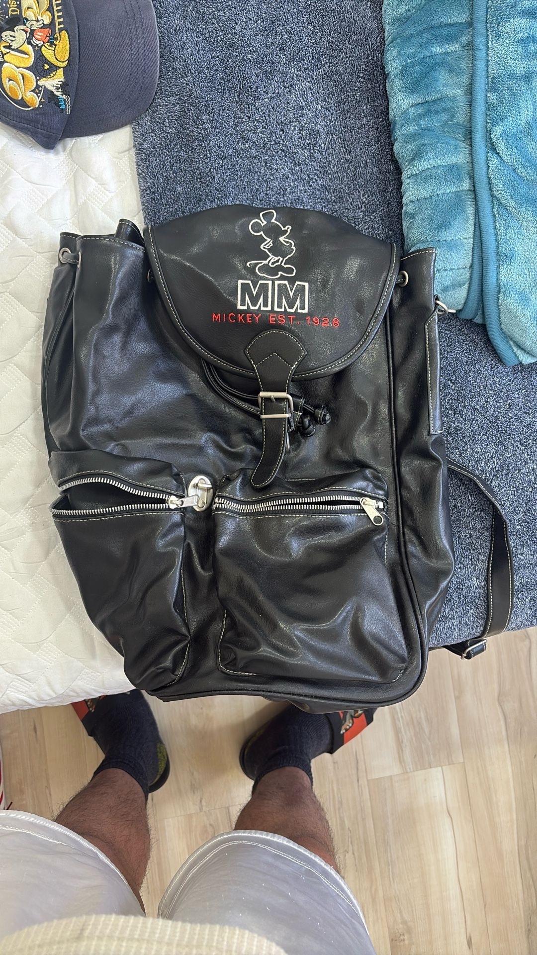 Mickey Mouse Black Backpack 