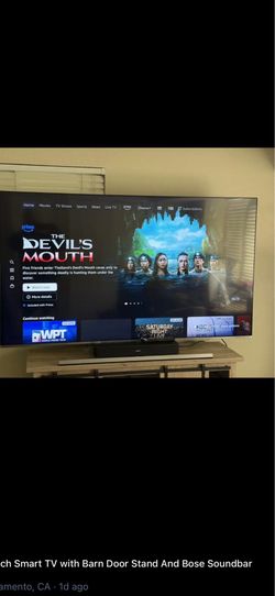 Samsung Smart TV 75 inche +barn console-BOSE soundbar