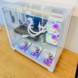 Gaming PC Custom Built by AREA-51✅🕹All White Full RGB Set,Intel i7/32GB RAM/1TB🖥1 Yr Wrnty‼️ RTX 5060 Ti GPU💥 $0 Down Finance Available
