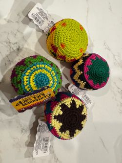Schylling hacky sacks - genuine Guatemalan Kick Sacks - 4 available
