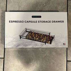 Espresso Capsule Storage Drawer 
