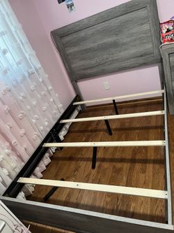 Full Size Bed Frame With Headboard 
