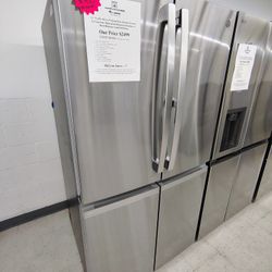 $1900(MSRP$4599)GE Profile French 4 Door Refrigerator W/Autofill Pitcher and Flatbread Compartment