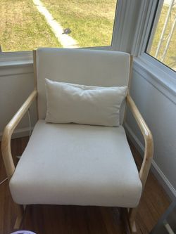 Nursery Rocking Chair With Foot Rest