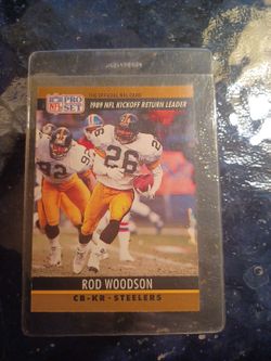 Rod Woodson 1990 Pro Set NFL Trading Card