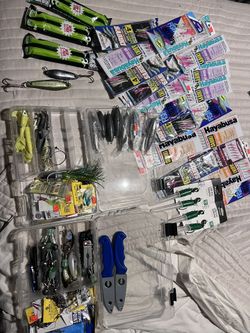 Fishing Tackle Box Set $150 Obo