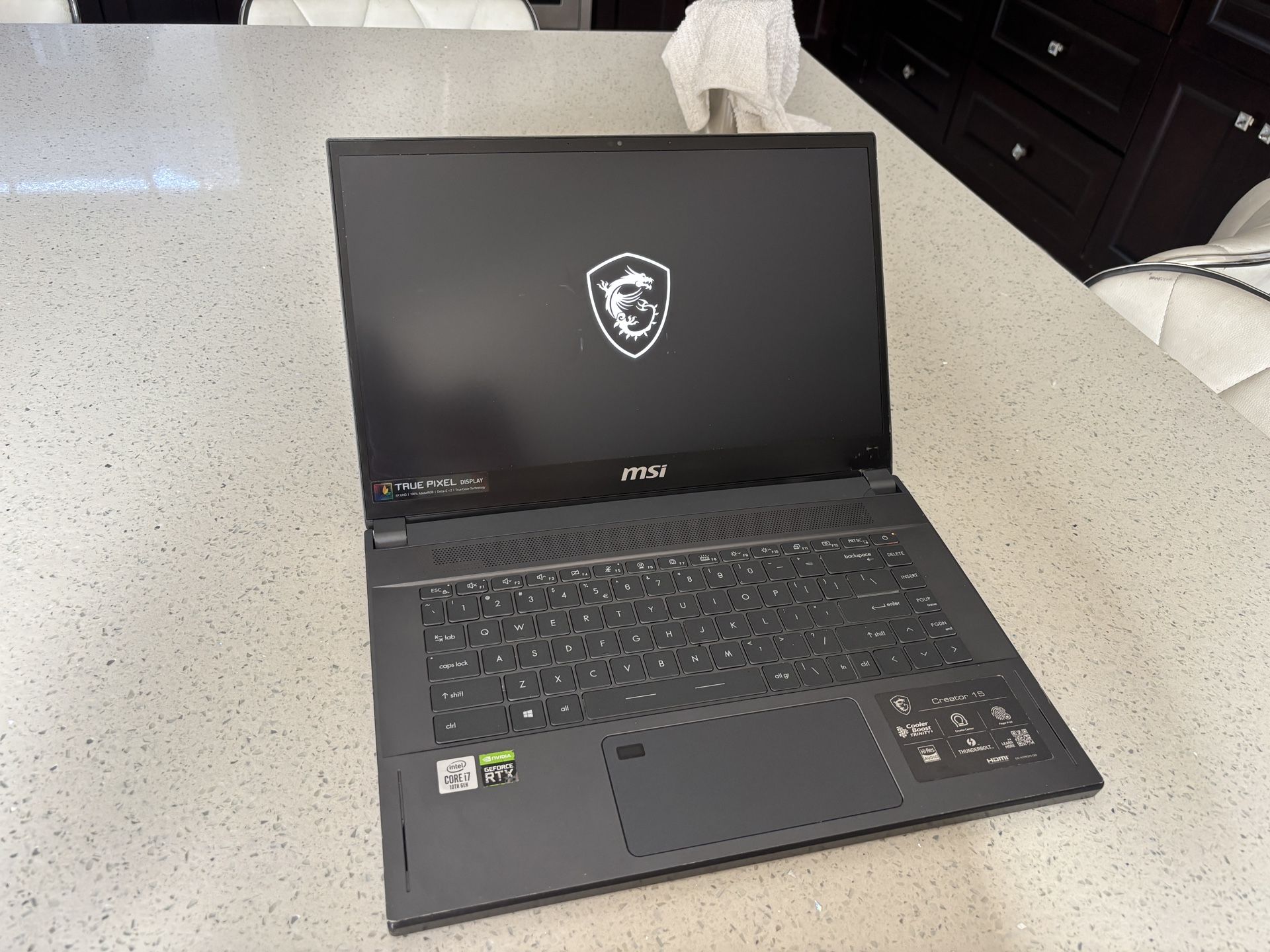MSI Creator 15 10SFS 15.6” Gaming Laptop