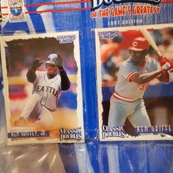 STARTING LINEUP 1997  DOUBLES KEN GRIFFEY JR & KEN GRIFFEY SR