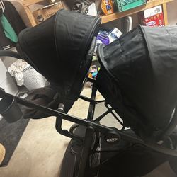 Double Stroller Black