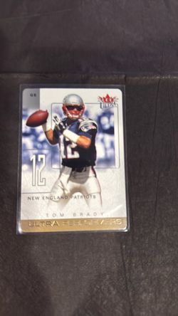 Tom Brady Fleer Ultra Performers Football Card