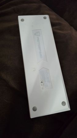 MasterBase EK62 White Keyboard