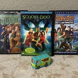 Scooby Doo DVD and Toy Lot (Lot of 4)