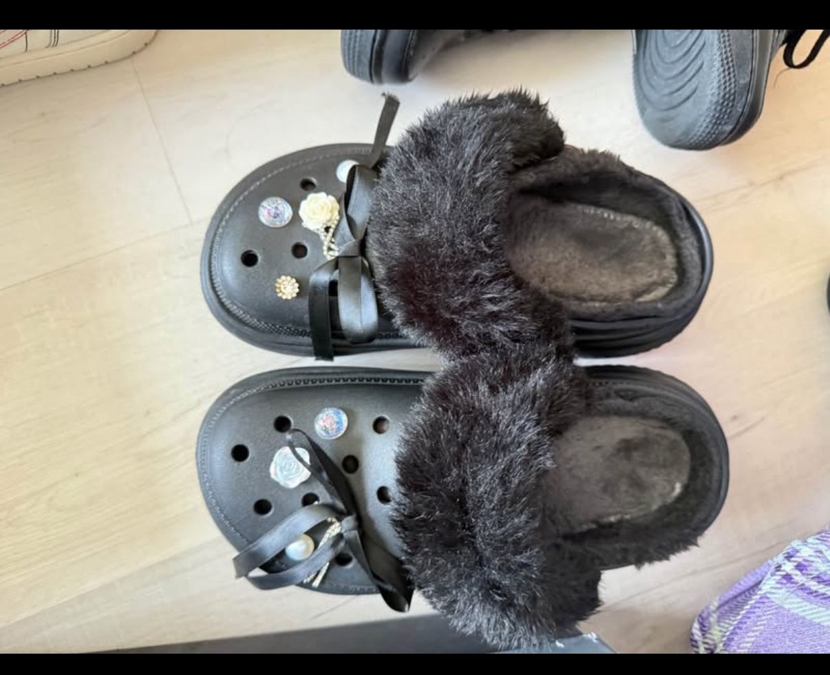 Crocs Classic Lined Stomp Clog Women 8