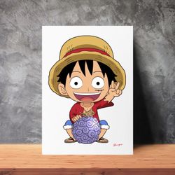 Luffy Print