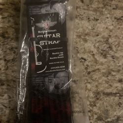 Guitar Strap With Skulls