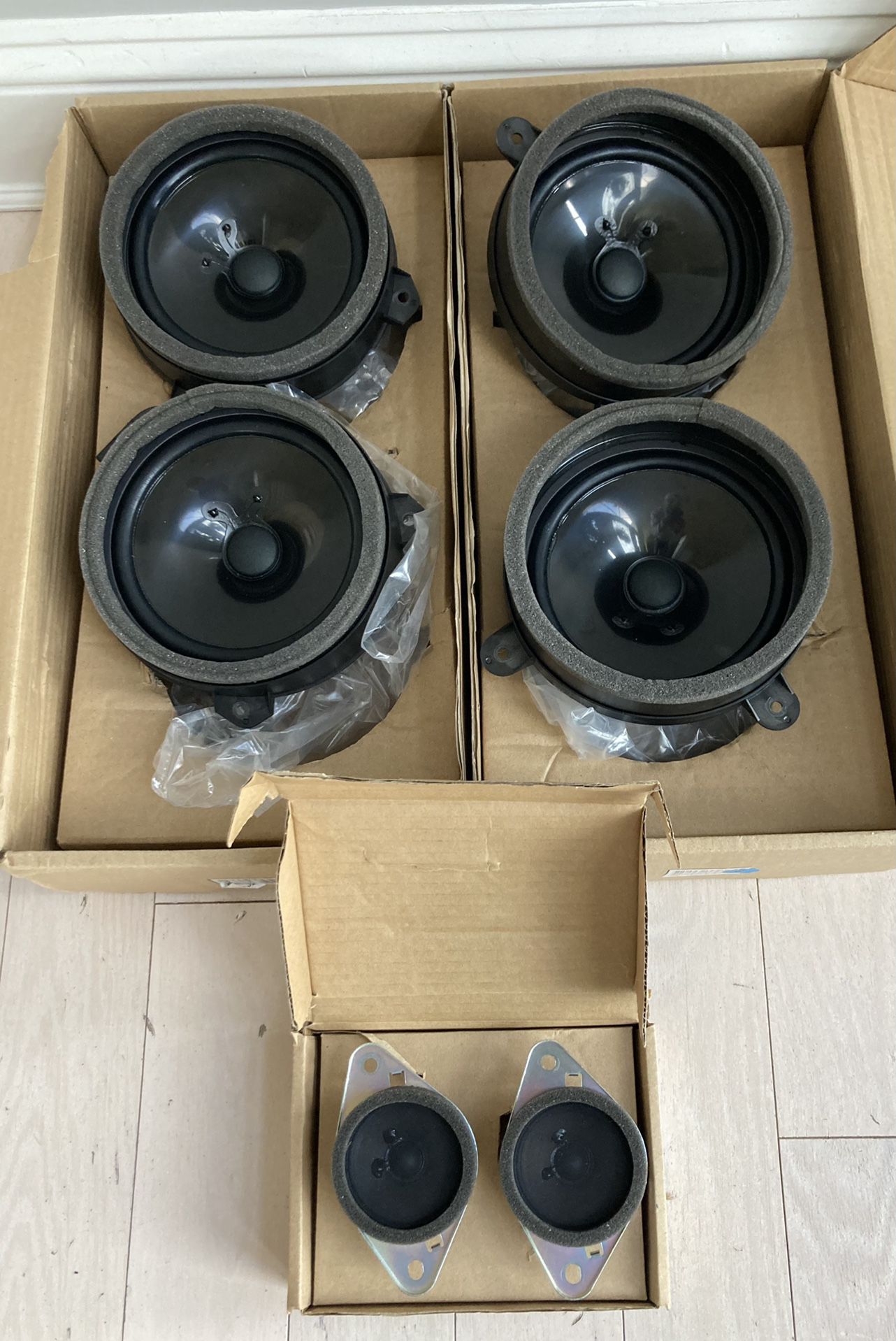 Set of (6) Foster Speakers for certain Subaru Vehicles New 35W