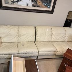 Italian Leather Couch