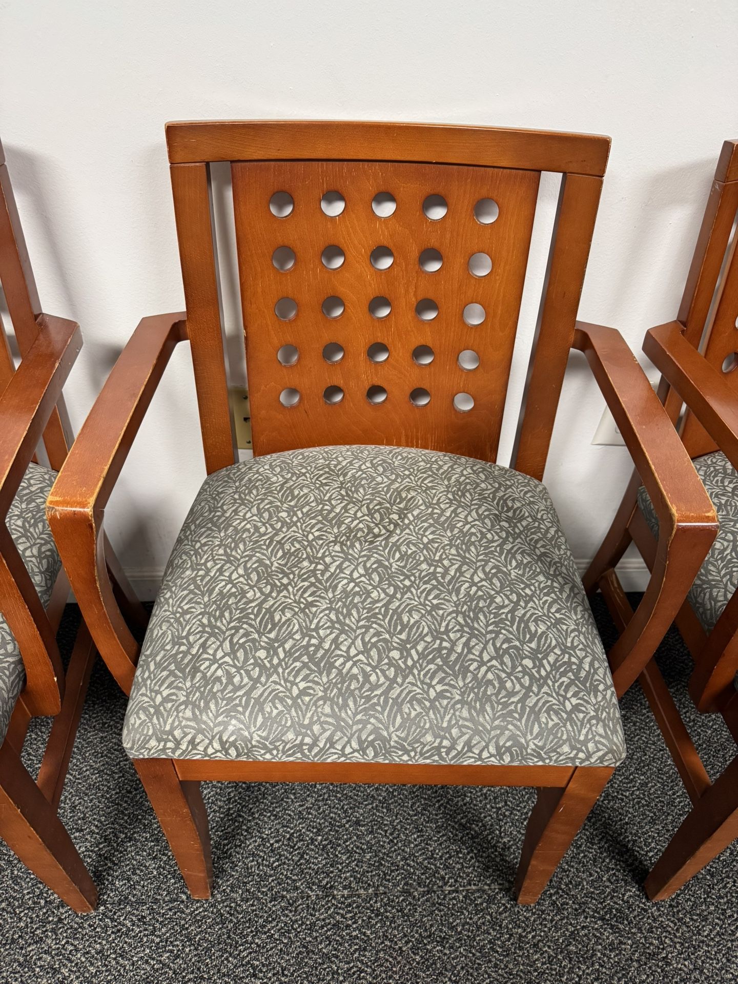 Wooden Arm Dining Chair