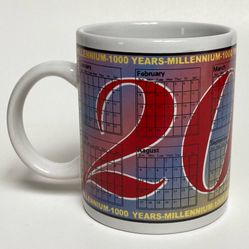 2000 Millennium Calendar Year Mug