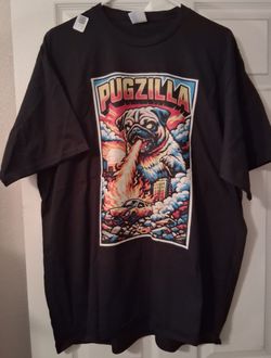2xl Mens Pug Tshirt