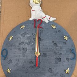 12” Astronaut wall clock