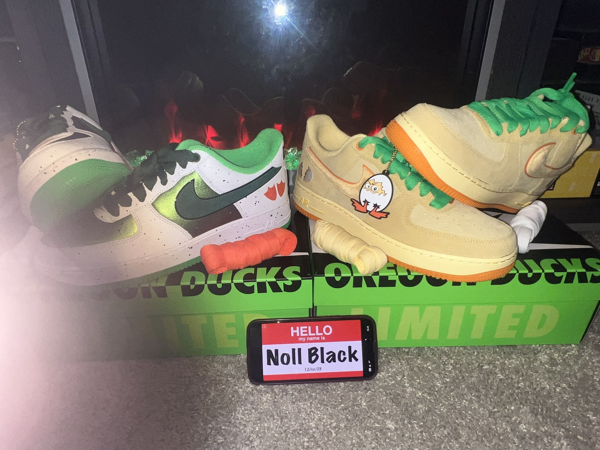 Nike Air Force 1 DOAF “What Came 1st Duck/ Egg” Pack DS Size 10.5