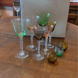 Misc.  Vintage Cocktail Glasses