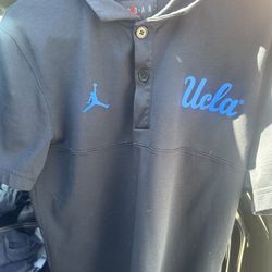Jordan black UCLA polo