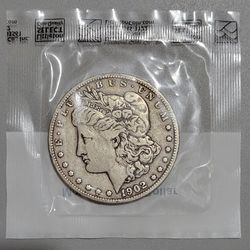 1902-O Morgan Dollar Silver Coin 