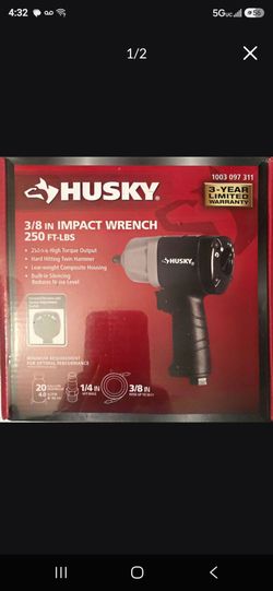 Husky 250 ft./lbs. 3/8 In. Impact Wrench