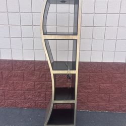 Artmax Old Silver Curved Etagere