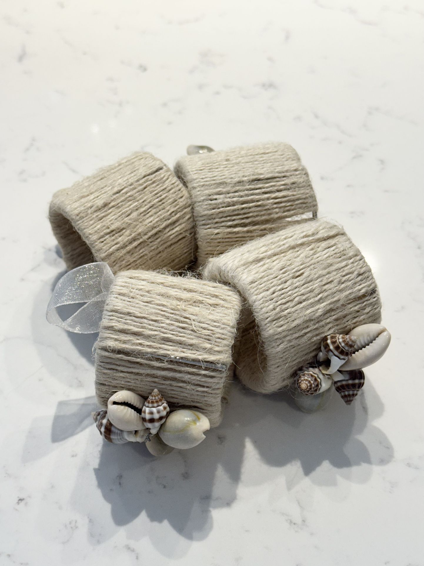 Two’s Company Shell Napkin Rings