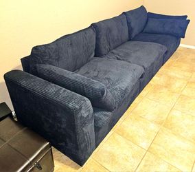 BRAND NEW Black long Sofa