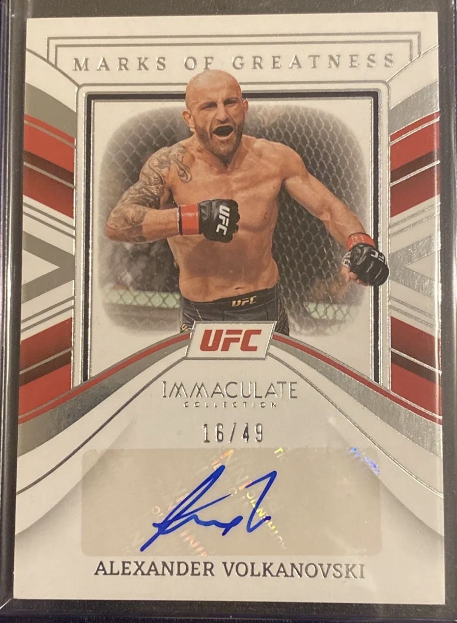UFC Alexander Volkanovski Autograph /49 
