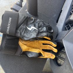 Bruce Bolt Baseball Batting Gloves 