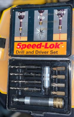 Vintage Craftsman Professional Speed-Lok Drill And Driver Set