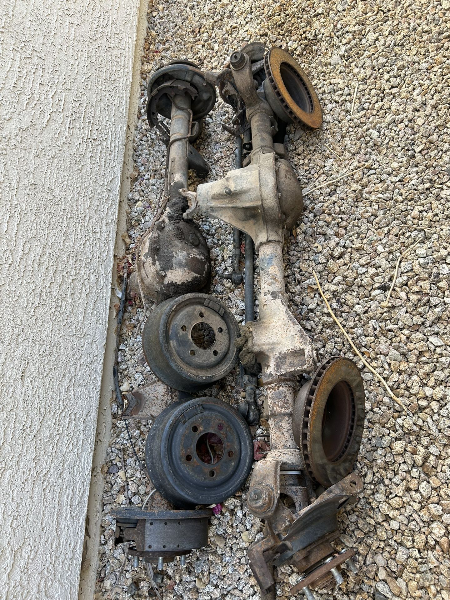 Front And Rear Jeep Wrangler YJ Axels