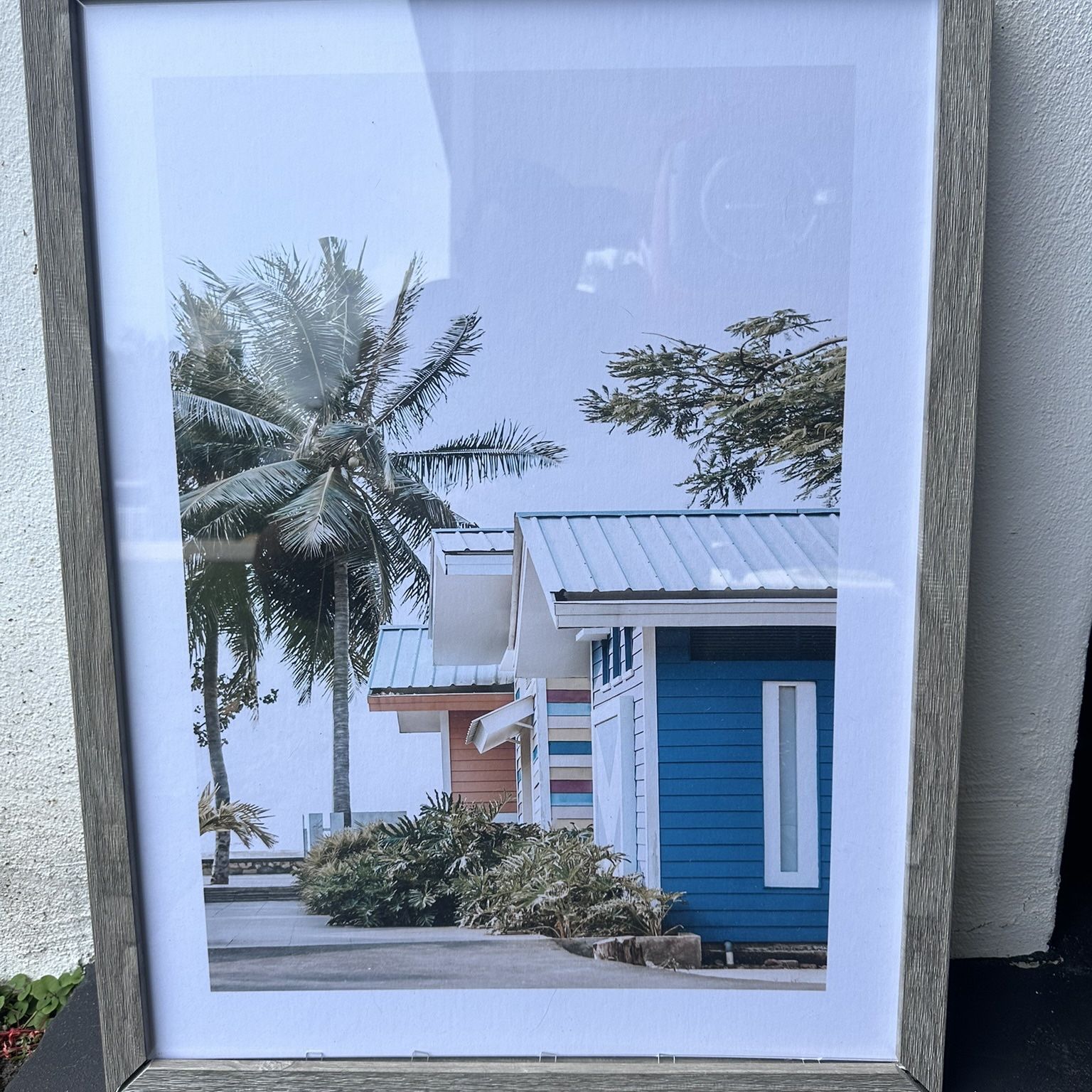Fine Art Photography: Beach Bungalows, Palms