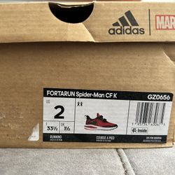 Rare Marvel Spider-Man Adidas Shoes Kids 2