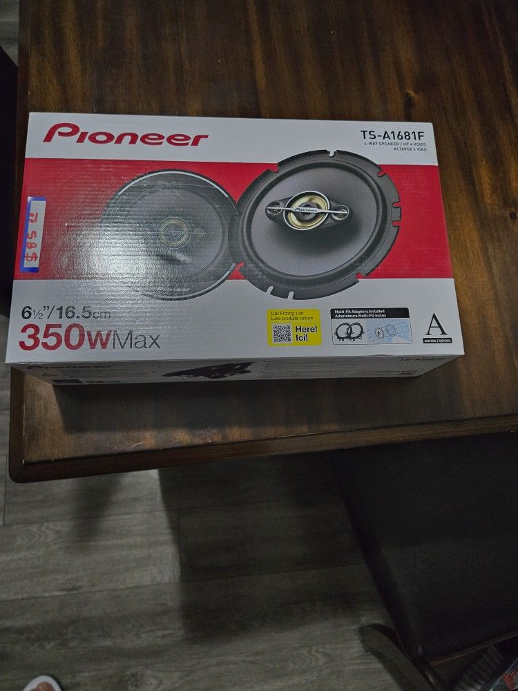 One Pair Of Pioneer Speakers