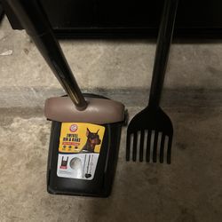 Swivel Bin And rake (poop Scooper)