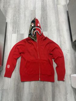 Bape red ZipUp