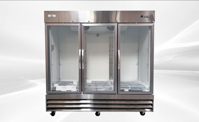 NSF 3Glass Door Stainless Steel Commercial Freezer CFD-3FFGSS