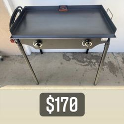 18x31 Griddle And 2 Burners Stove With Hose And Regulator