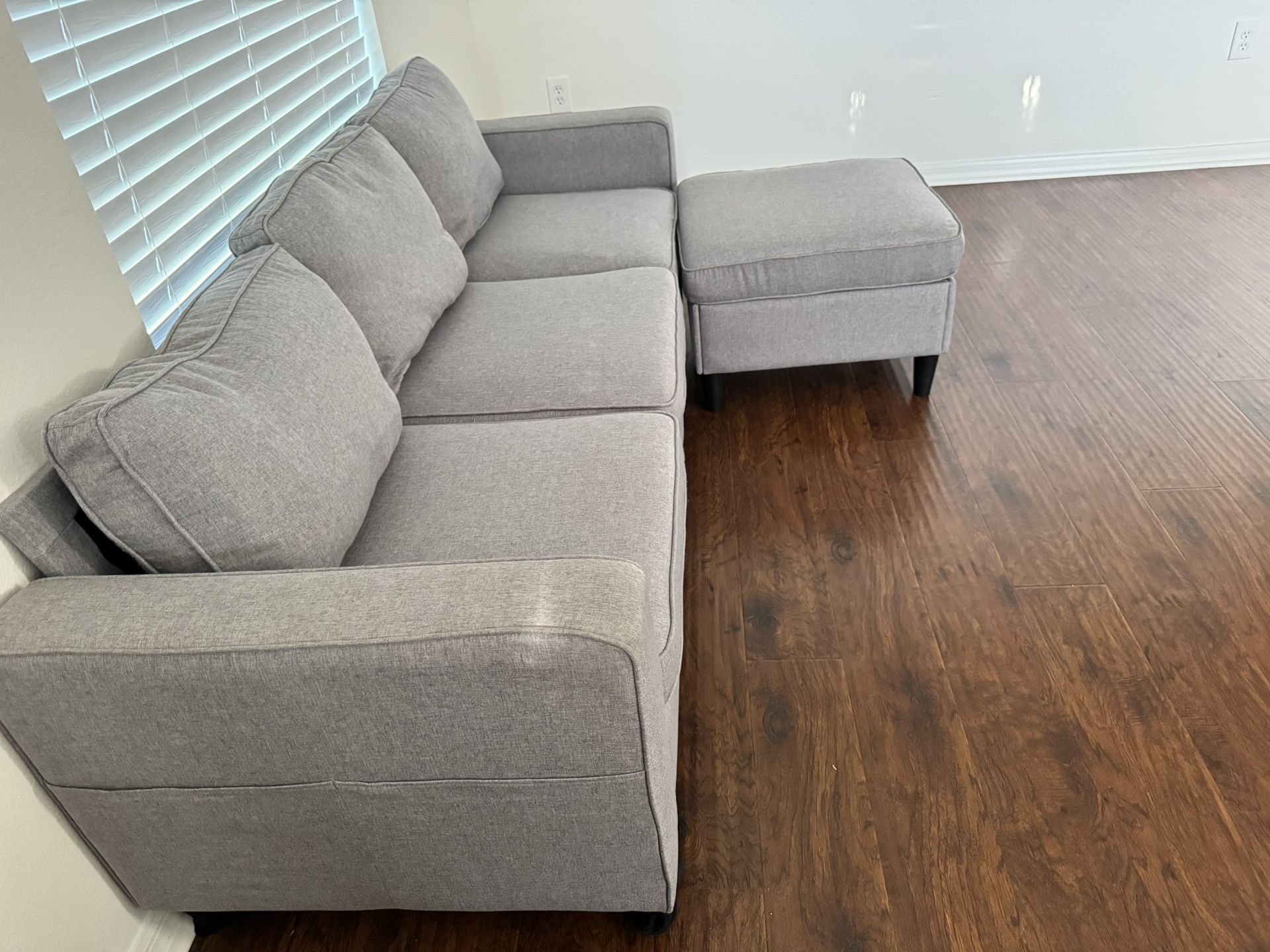 Couch And Ottoman. Recliner Available