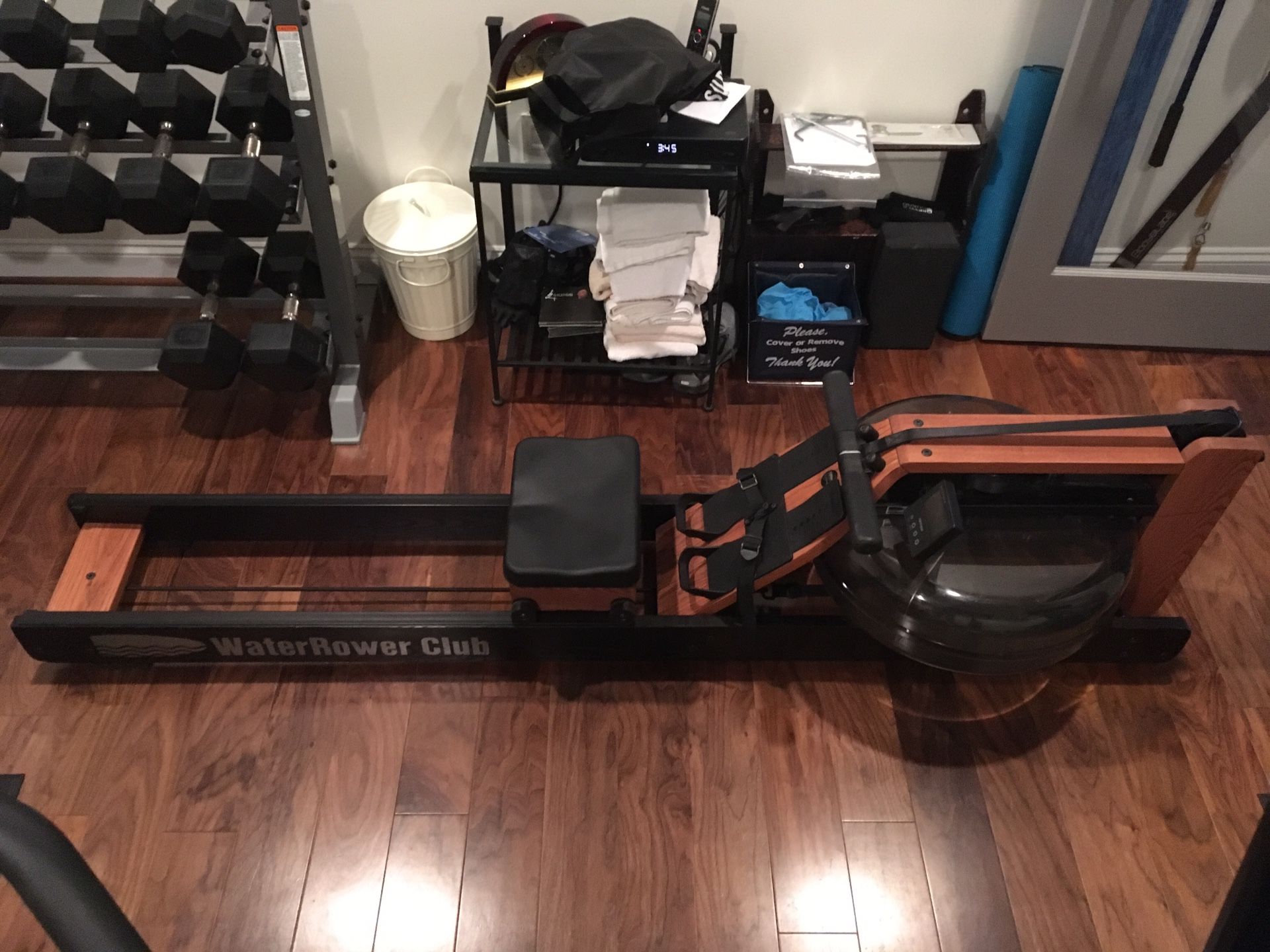 WATERROWER CLUB ROWING MACHINE WITH S4 MONITOR