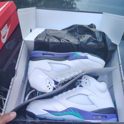 $270 Local Pickup Brand New With Original Everything 2025 Air Jordan 5 Grape OG Size 11 Email Receipt As Well. Price Is Firm.